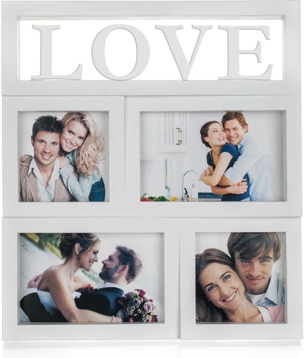 Okvir za fotografije Love za 4 fotografije 28 × 31 cm