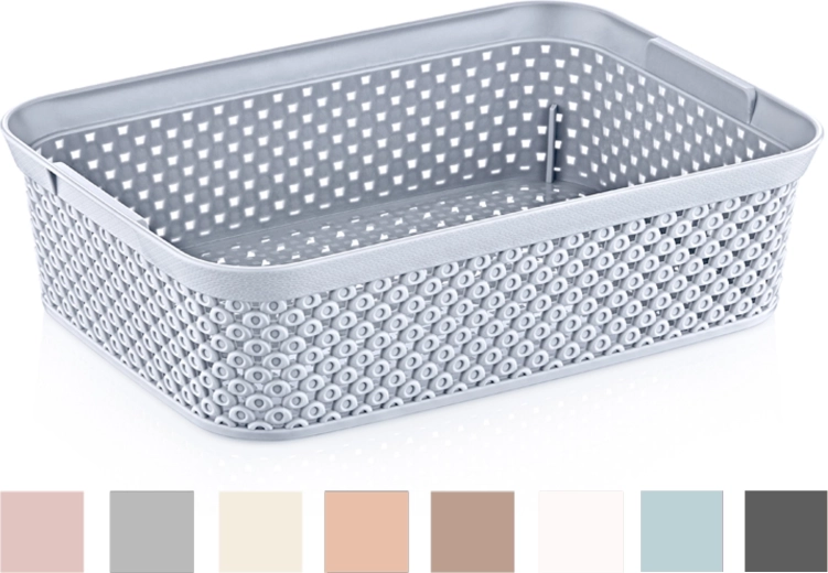 Plastična ladica Diamond L s perforacijom 24 × 35,5 × 7 cm