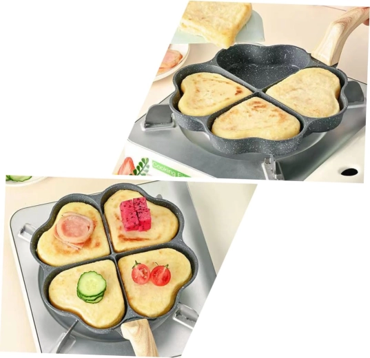 Četiri srcolika kalupa za više porcija odjednom