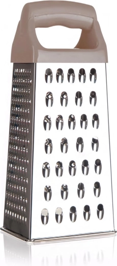 Piramidalno inox ribež 21 cm s plastičnom drškom Latte CULINARIA