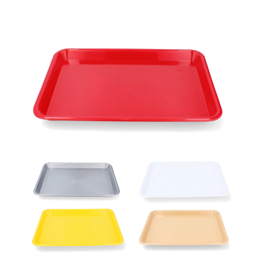 Plastični pravokutni pladanj 17 × 24 cm za kuhinju i posluživanje