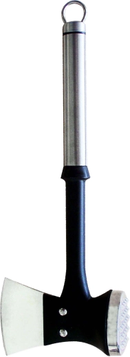 Bat za meso i satar od nehrđajućeg čelika 25 × 10,5 cm
