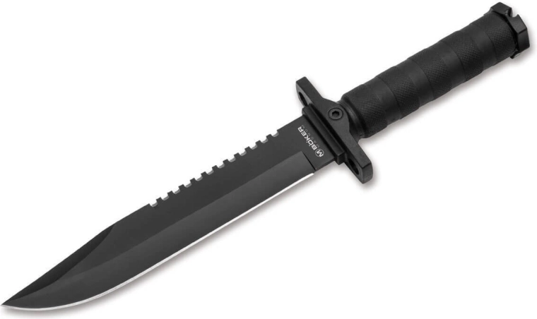 Magnum John Jay survival nož 20,5 cm, crni, FRN, plastična futrola