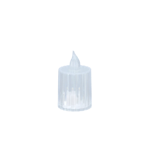 LED čajna svijeća prozirna 3,5 × 6,5 cm