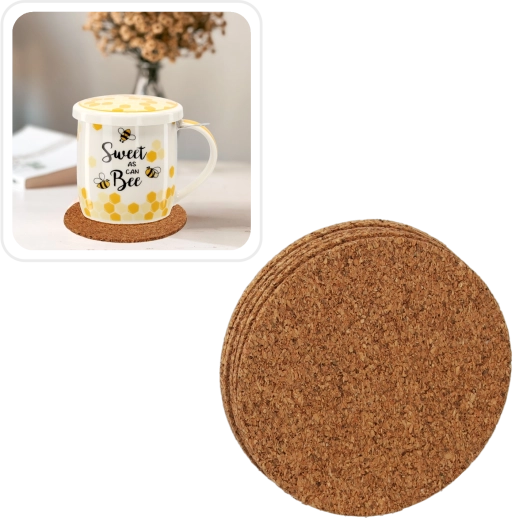 Set odlagališta od pluta 10 cm – prirodna zaštita površina (6 kom)