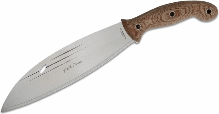 Condor Primitive Bush Mondo vanjski nož 25,4 cm, smeđi, Micarta, kožna futrola