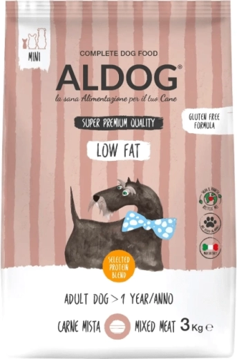 Aldog Low Fat Mini niskomasne granule za odrasle pse malih pasmina 3 kg
