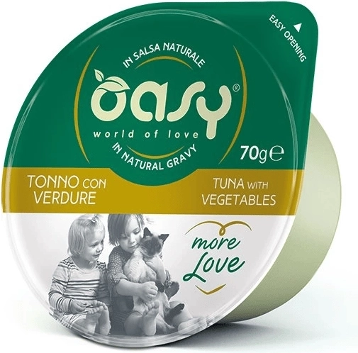 Oasy More Love tuna sa povrćem, čašica 70 g