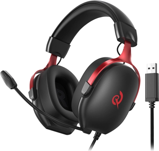 Gaming slušalice QCY Heroad VN200 crno‑crvena
