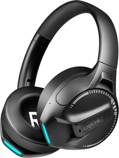 Bežične gaming slušalice s mikrofonom LOGILINK BT0070, crna