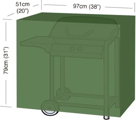 Zaštitna navlaka za roštilj Classic S 97 × 51 × 79 cm, PE 90 g/m²