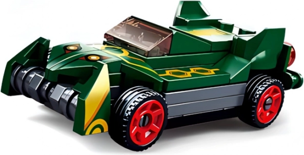 Sluban Power Bricks - Zelene navijajuće auto