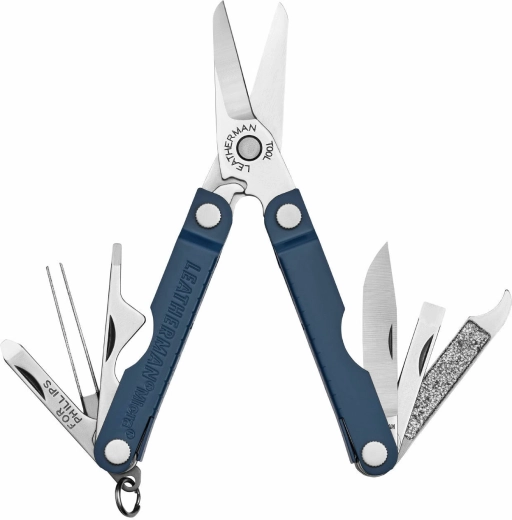 Leatherman Micra džepni višenamjenski alat, mornarsko plava, 10 funkcija