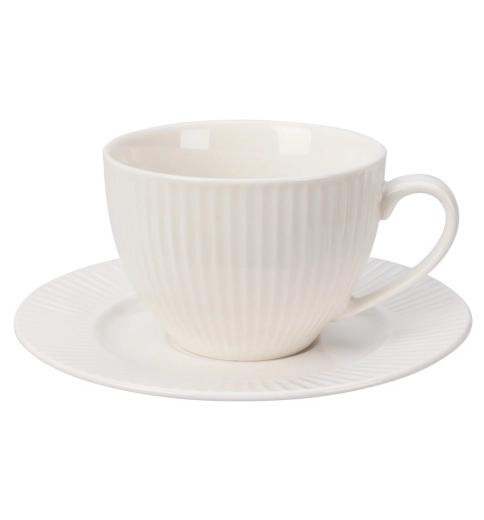 Porculanska šalica s tanjurićem 240 ml od New Bone China