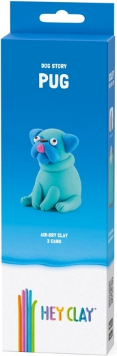 Plastelin Hey Clay Figurka Pas Mops