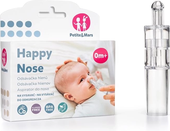 Aspirator za nosne izlučevine na usisavač PETITE & MARS Happy Nose 0 m+