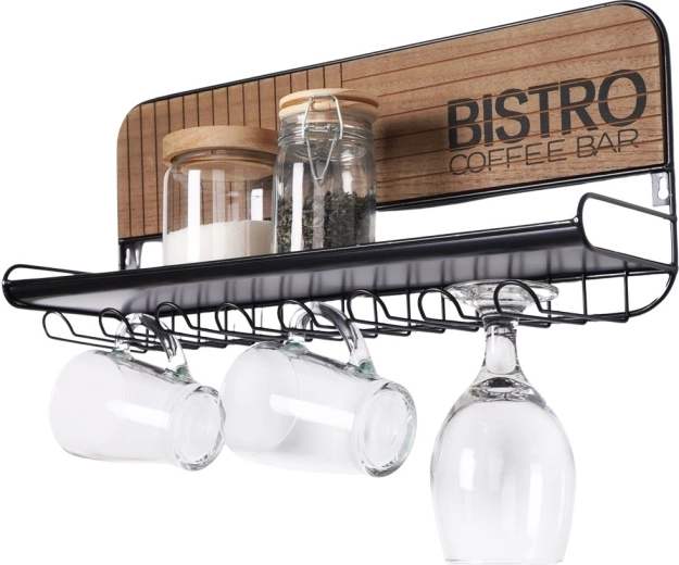 Zidni držač za čaše i šalice Bistro