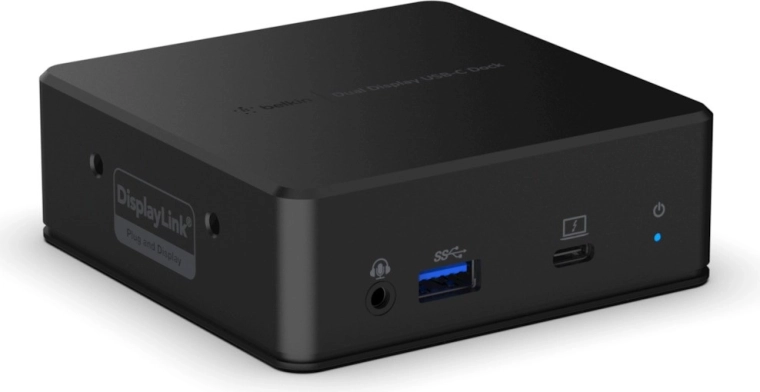 Belkin USB‑C dokna s dvostrukim zaslonom (85 W, DisplayLink)