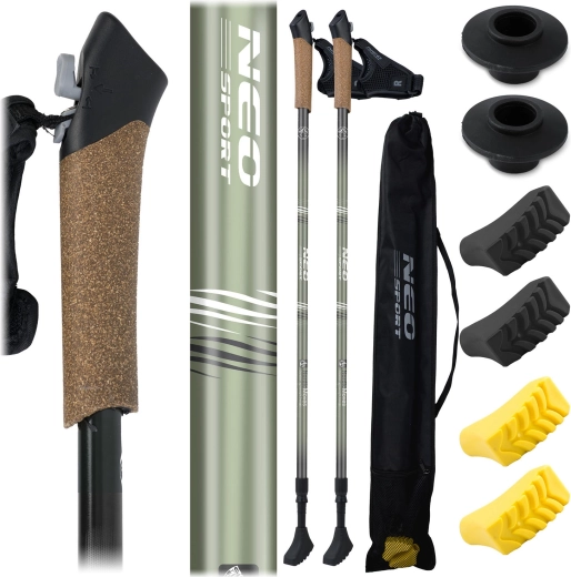 Trekking štapovi NEO SPORT NS-383 Nordic Walking 85–143 cm