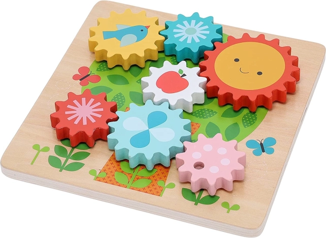 Drvene puzzle sa zupčanicima za djecu