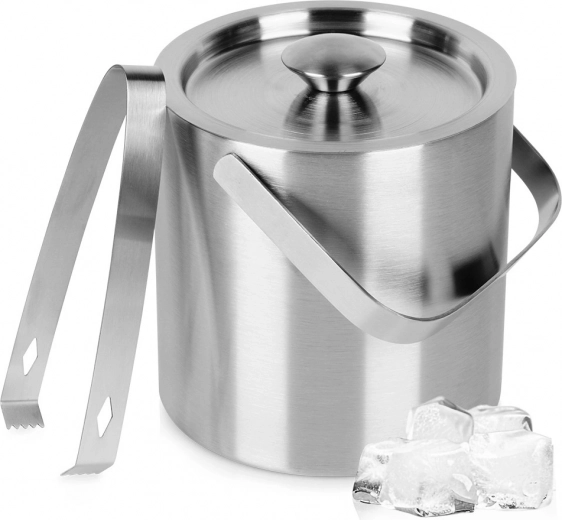 Termalna inox posuda za led s hvataljkama i poklopcem 1,3 l Vilde