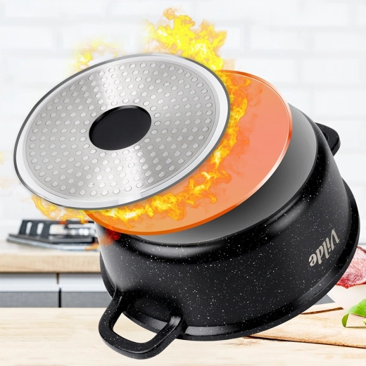 Kompatibilno sa svim vrstama štednjaka, uključujući indukciju