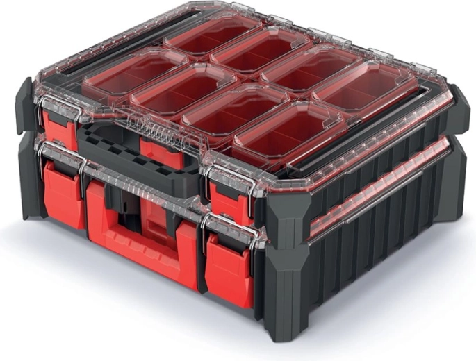 Set plastičnih organizatora 44,5 × 39 × 19,7 cm – crna