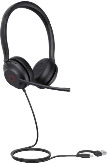 Yealink UH35 Dual Teams USB‑C/USB‑A žična naglavna slušalice