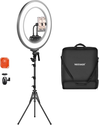 Ultratenko LED prstenasto svjetlo Neewer RL45B 18" 45 W – set