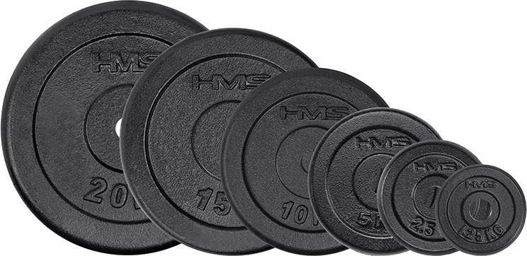 Lijevani disk HMS 1,25 kg s otvorom 31 mm