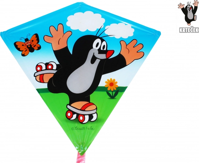 Leteći zmaj TEDDIES – KRTEK na klizaljkama 68 × 73 cm