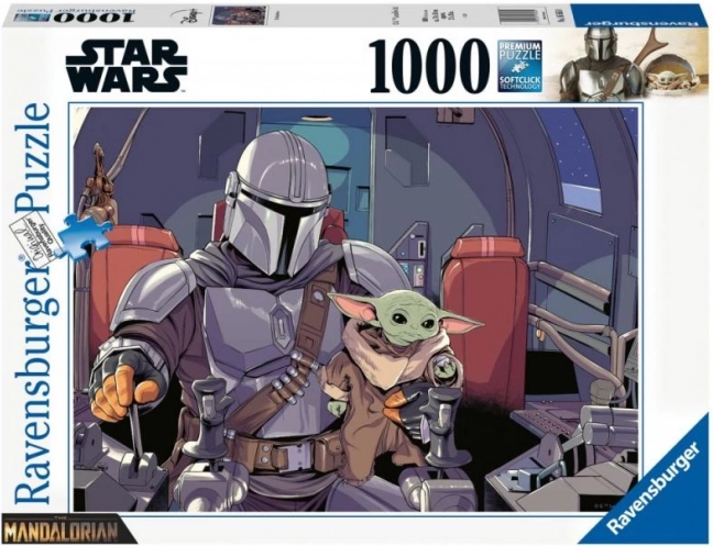 Ravensburger slagalica STAR WARS: THE MANDALORIAN 1000 dijelova