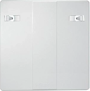 Revizijska vrata 400 × 400 mm plastika bijela