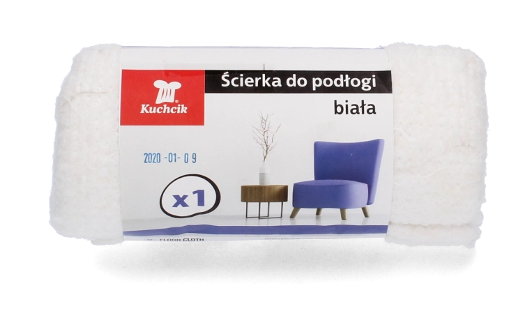 Bijela podna krpa Kuchcik 50 × 60 cm