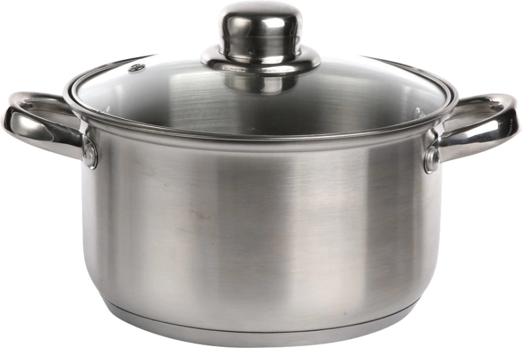 Altom Design nehrđajući lonac Fabio 18 cm, 2,6 l sa staklenim poklopcem