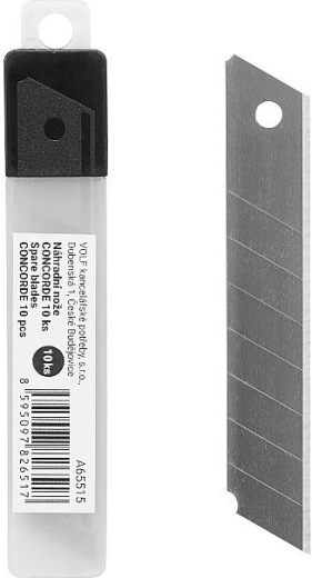 Zamjenske lomljive oštrice 18 mm CONCORDE, 10 kom