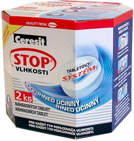 Punjenje za odvlaživač vlage CERESIT AERO 360 – 2× 450 g tableta