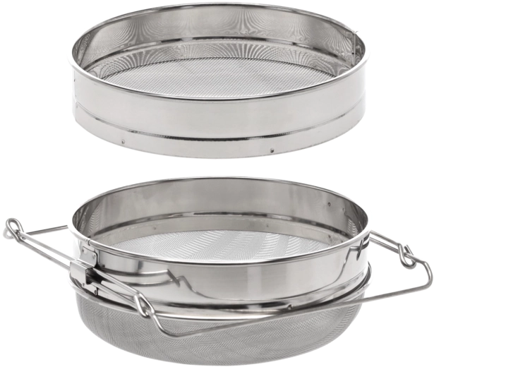 Dvostruko inox sito za med 24 cm