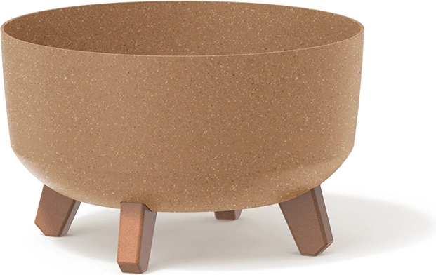 Lončanica na nogicama Gracia Low Eco Wood 23,5 cm – naturo