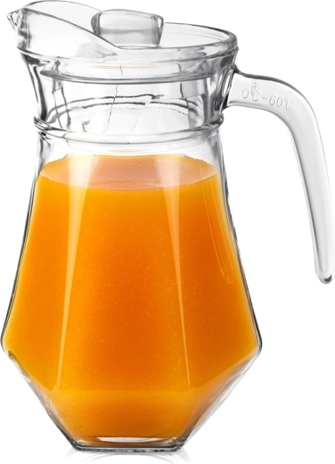 Stakleni vrč s poklopcem 1,2 l