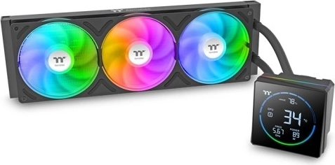 AIO vodeno hlađenje Thermaltake TH360‑S V3 ARGB s LCD zaslonom