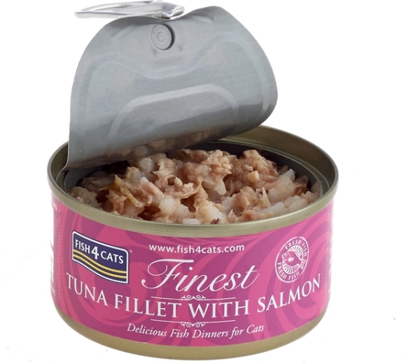 Konzerva za mačke Fish4Cats tuna s lososom 70 g