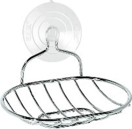 Visećа ovalnа sapunjerа sа vakuumskim držаčem, krom