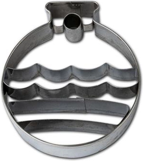 Kalupe za kekse – božićne kuglice, 7–8 cm, srebrna