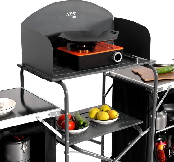 Stabilna radna ploha s vjetrobranom