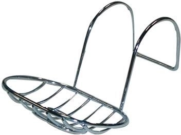 Visećа ovalnа sapunјаčа zа kаdu, krom, 13,5 × 10 cm