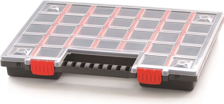 Plastični organizator s 32 podesivih pretinaca