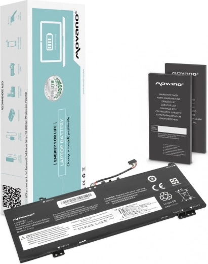 Movano baterija za prijenosno računalo Lenovo Yoga 530-14IKB (L17C4PB0, L17M4PB0) 5800 mAh 44 Wh