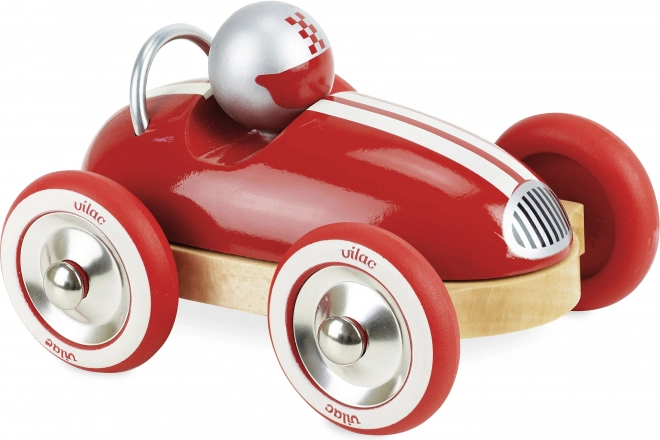 Drveni auto Roadster vintage crvena