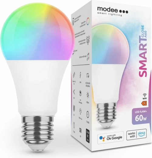 Modee LED Smart Tuya Wi‑Fi žarulja A60 9,4 W E27 RGB 806 lm